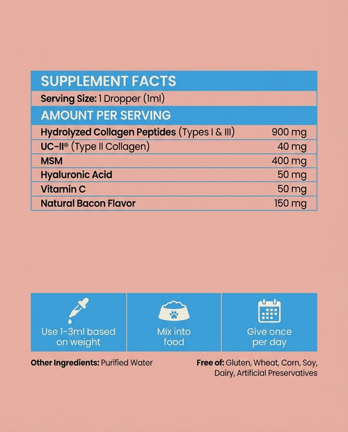 BuddyGuard: The Liquid Collagen That Fixes Your Dog From The Inside Out